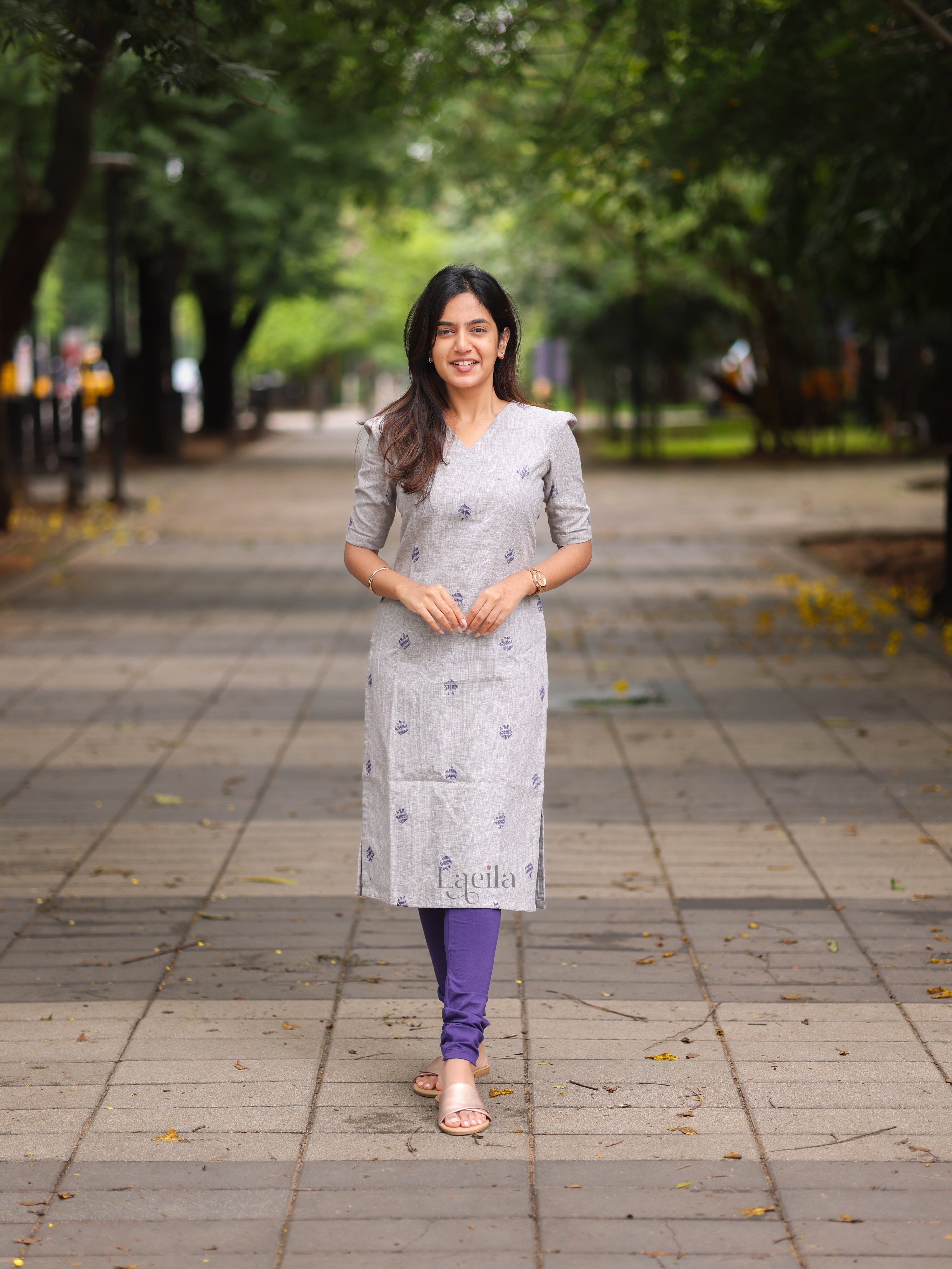 Grey cotton top